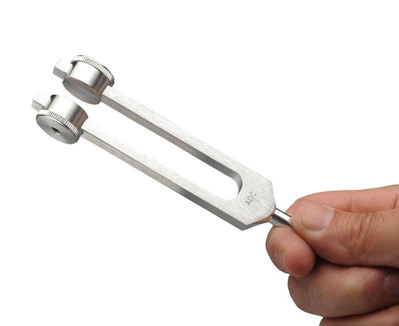 ADC-AD500 256 Hz Medical-Grade Tuning Fork with Fixed Weights - Non-Magnetic Aluminum Alloy - Image 1